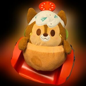 Cute Brown and Orange Plush Toy